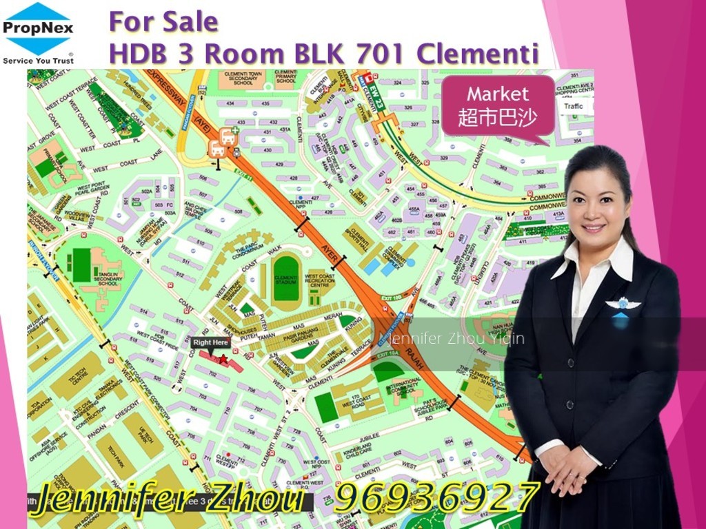 Blk 701 West Coast Road (Clementi), HDB 3 Rooms #148327552
